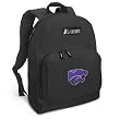 K-State Logo Backpack Black Kansas State University for Travel or School Bags - BEST QUALITY Unique Gifts For Boys, Girls, Adults, College Students, Men or Ladies