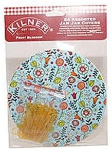 Kilner Meadow Jam Jar Covers, Pack of 24, Multi-Color