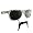 Zebra Frame Black Lenses Mustache