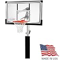 Reebok Competition Series 59971 In-Ground Basketball Hoop with 54 Inch Tempered Glass Backboard