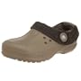 crocs Blitzen Corduroy Clog,Khaki/Chocolate,Men's 7 M/9 M