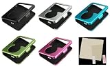 Apple 3rd Generation iPod Nano 4gb 8gb Video Premium Aluminum Carrying Case with LCD Screen Protector Shield - 5 Color Choices (MP3 Player NOT Included)