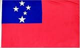 Samoa West National Country Flag - 3 foot by 5 foot Polyester (New)