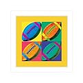 Ball Four - Football - 24.5x24.5"
