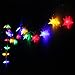 TORCHSTAR 7.3ft Star Battery Operated LED Christmas String Lights - RGBY, 2 Work Modes, 20pcs Multi-Color Stars for Christmas, Holiday, Party, Event Decorative Lighting