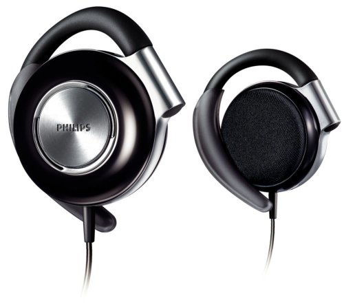Philips adjustable earclip headphones shs4700/28 (black) (discont…