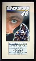 Valentino Rossi signed tribute presentation