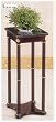 Square Green Marble Top Plant Stand