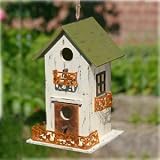 Eigenschaften tropical-world  / Shabby Chic Vogelhaus Villa Nistkasten Holz beige-grün