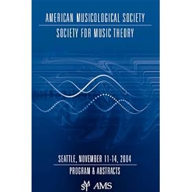 American Musicological Society Meeting Abstracts of Papers by