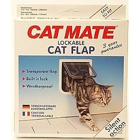 Cat Mate Lockable Cat Flap 304 (Colour: White)