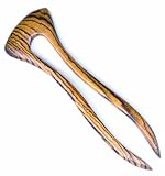 Baerreis Hair Fork, Ursula Style, Bocote' (Cordia Wood) - 6