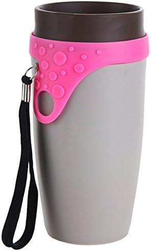YESTECH Travel Leisure Spin Handy Straw Twisted Cups Neolid Twizz Mugs Coffee Tumblers (Grey, 1)