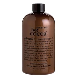 double rich hot cocoa | bath and shower gel | philosophy 16 oz. by philosophy
