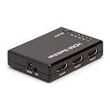 HDMI 5x1 5 Port Switch/Switcher with IR Remote Support 3D, AC power