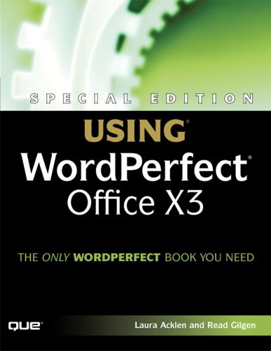 special edition using wordperfect office x3