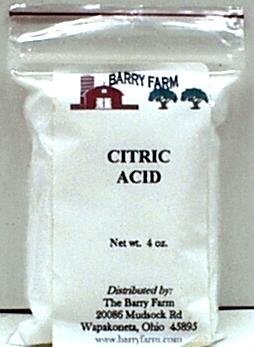Citric Acid, 4 oz. by Barry Farm
