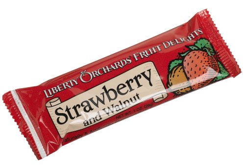 Liberty Orchards Strawberry Bar,1-Ounce Bars (Pack of 72) by Aplets and Cotlets