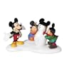 Department 56 North Pole Mickey Builds A Snowman