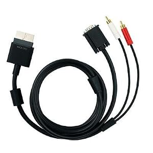 Xbox 360 VGA HD AV Cable Without Optical Port