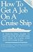 How To Get A Job On A Cruise Ship