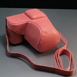 [4 Colors] Leather Camera Case/bag For Sony NEX5 (Red) (1343-3)