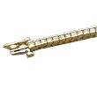 14kt Yellow Gold Diamond Bar Tennis Bracelet
