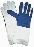 Deluxe leather palm nylon back glove