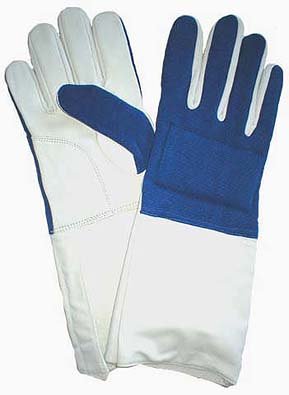 Deluxe leather palm nylon back glove