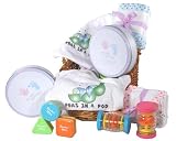 Baby Gift Basket for Twins (Regular, Neutral)
