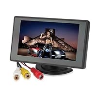 Loftek 4.3 Inch TFT LCD Screen Adjustable Monitor For Security CCTV Camera And Car DVR