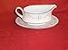 NORITAKE DEARBORN 4218 GRAVY BOAT WITH TRAY - 2 PC