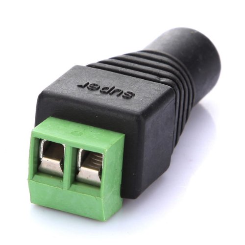 10x Female 2.1x5.5mm DC Power Cable Jack Adapter Connector Plug Led Strip CCTV 12V