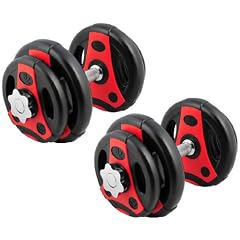 K-Grip. 20 Kg (2x10) Hanteln Kurzhantel Set Gewichte / 2 x Kurzhantelstange, 4x1.25 und 4x2.5 Kg Hantelscheiben