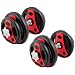 K-Grip. 20 Kg (2x10) Hanteln Kurzhantel Set Gewichte / 2 x Kurzhantelstange, 4x1.25 und 4x2.5 Kg Hantelscheiben