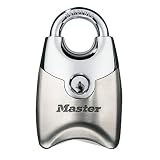 Master Lock 198DSN Fusion II Shrouded Padlock, Satin Nickel