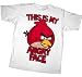 Angry Birds This is My Angry Face Kids Youth 6-12 T-Shirt