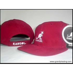 BRAND NEW KANGOL MAROON BURGUNDY COTTON ADJUSTABLE HOT HAT CAP AUTHENTIC NICE!!