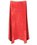 Coral Suede Skirt