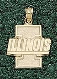 Anderson Jewelry Illinois Fighting Illini Gold Charm