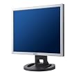 Hyundai ImageQuest L 90 D+ 48,3 cm (19 Zoll) TFT-Monitor analog/DV I-D silber/schwarz