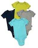 Disney Cuddly Bodysuit - Disney / Pixar MONSTERS, INC. Colorful Solids 4-Pack