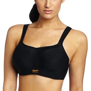 Panache Women's Underwired Sports Bra, Black, 36DD
