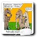 Londons Times Health and Vanity Trends Cartoons - Politically Incorrect Mink Wears Human Stole - Mouse Pads