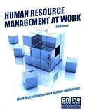 Human resource management at work