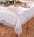 Kitchen & Housewares : Embroidery Battenberg Lace Tablecloth & Napkin Sets 72"x90" Oblong