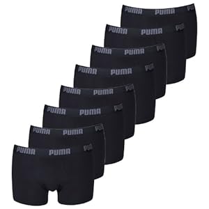 PUMA Herren BASIC Shortboxer Boxershort Unterhose 8er Pack black 200 - XL