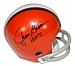 Jim Brown Autographed/Hand Signed Cleveland Browns Mini Helmet Inscribed HOF 71