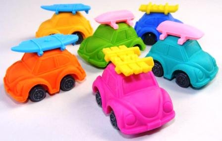Iwako Japanese Eraser - 6 Pc. VW Cars