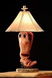 Cowboy Decor Boot Lamp